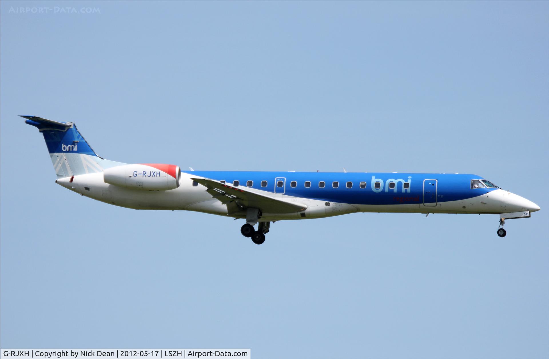 G-RJXH, 2001 Embraer EMB-145EP (ERJ-145EP) C/N 145442, LSZH/ZRH