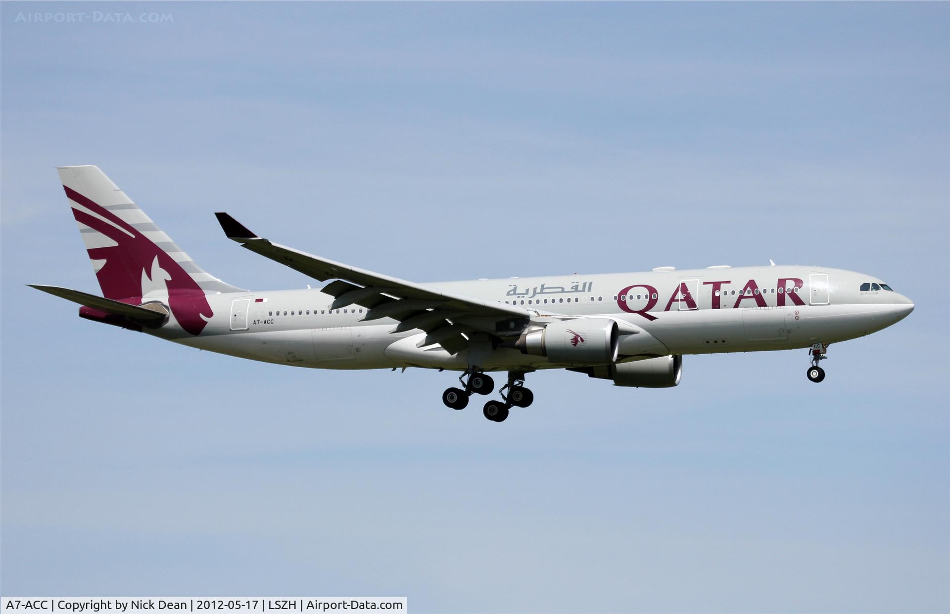 A7-ACC, 2003 Airbus A330-202 C/N 511, LSZH/ZRH