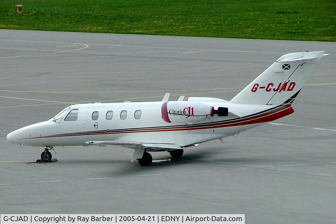 G-CJAD, 2001 Cessna 525 CitationJet CJ1 C/N 525-0435, Cessna CitationJet CJ1 [525-0435] Friedrichshafen~D 21/04/2005
