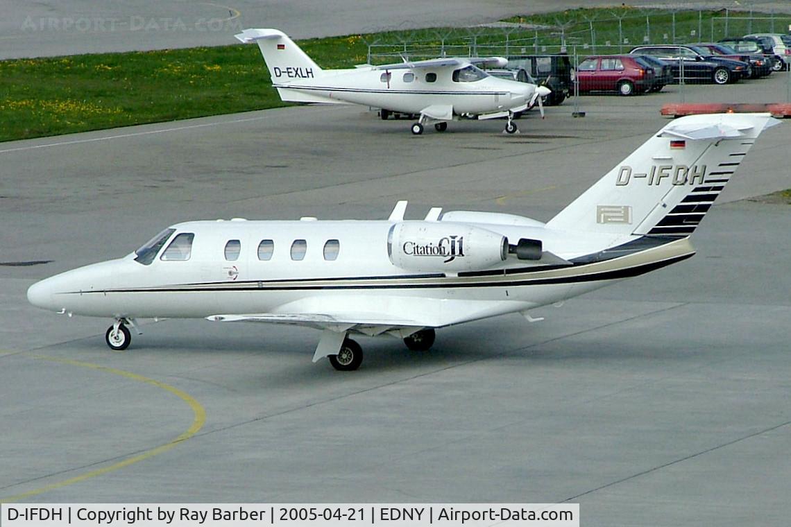 D-IFDH, 2003 Cessna 525 CitationJet CJ1 C/N 525-0517, Cessna CitationJet CJ1 [525-0517] Friedrichshafen~D 21/04/2005