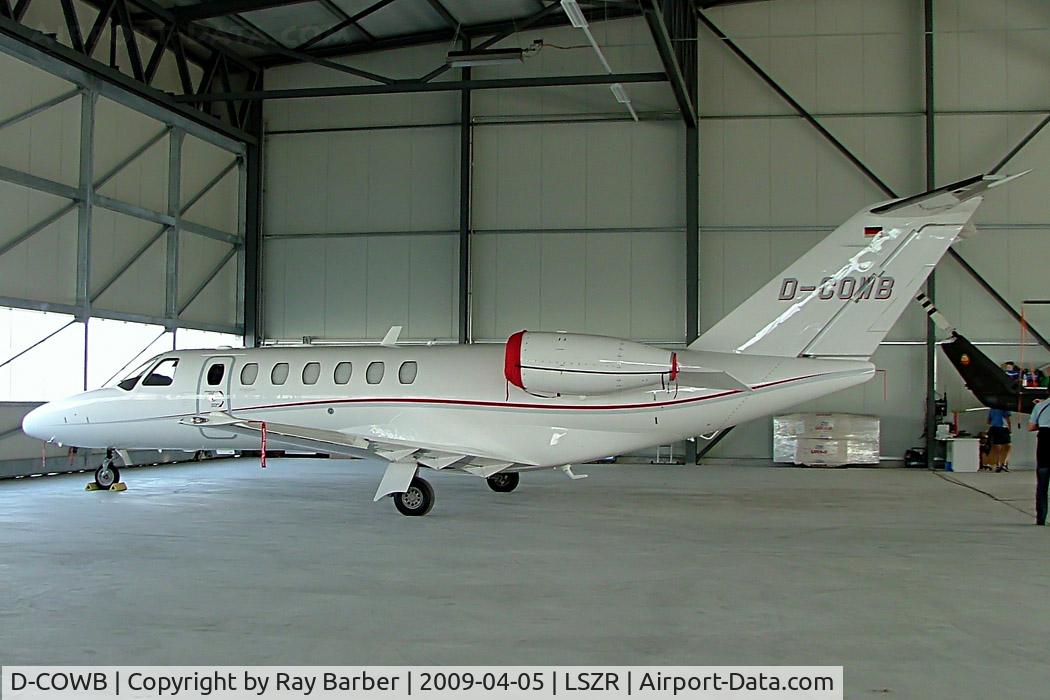 D-COWB, 2008 Cessna 525B CitationJet CJ3 C/N 525B-0220, Cessna CitationJet CJ3 [525B-0220] Altenrhein~HB 05/04/2009
