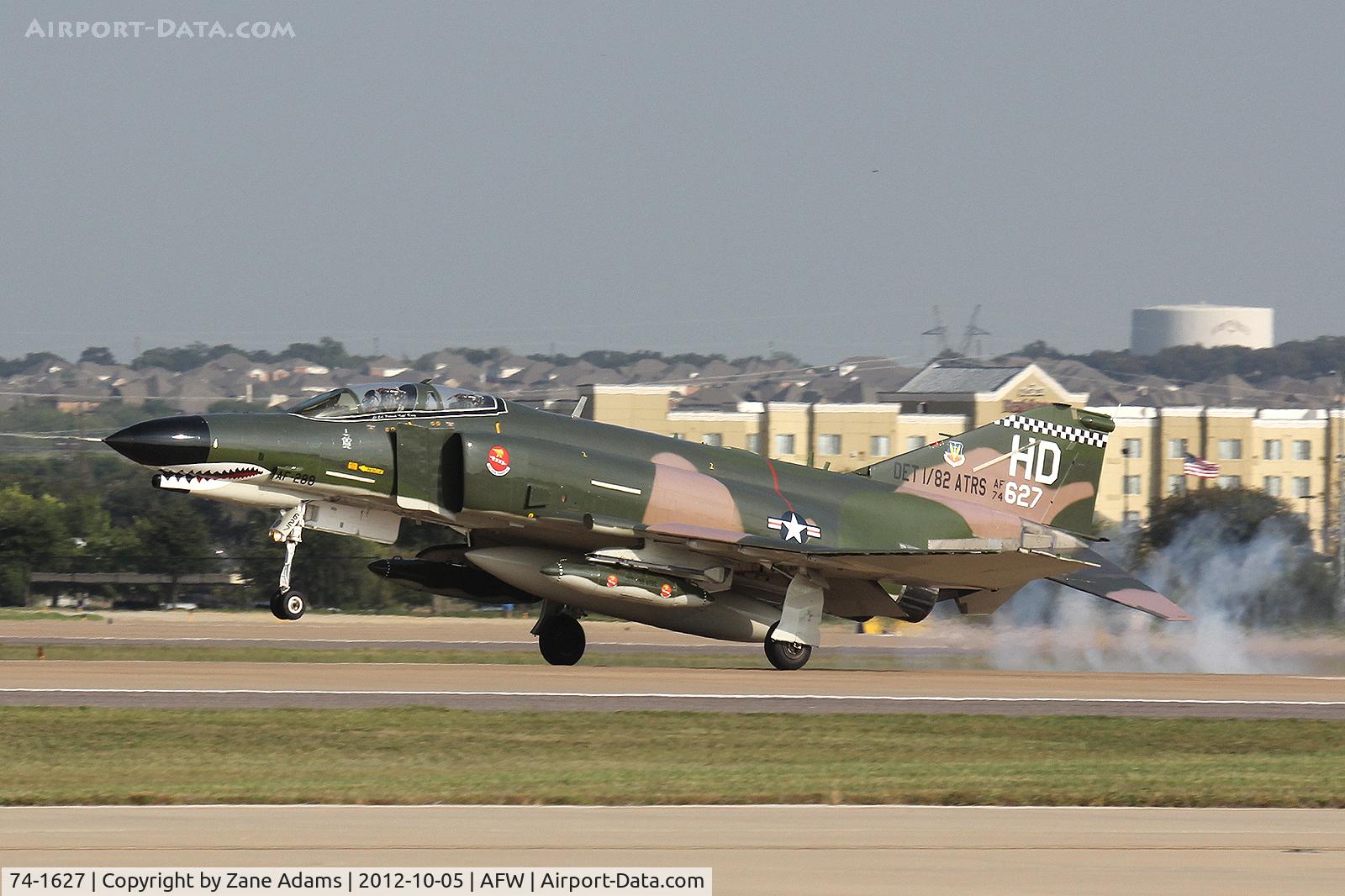 74-1627, McDonnell Douglas QF-4E Phantom II C/N 4857, USAF F-4 Phantom at the 2012 Alliance Airshow - Fort Worth, TX
