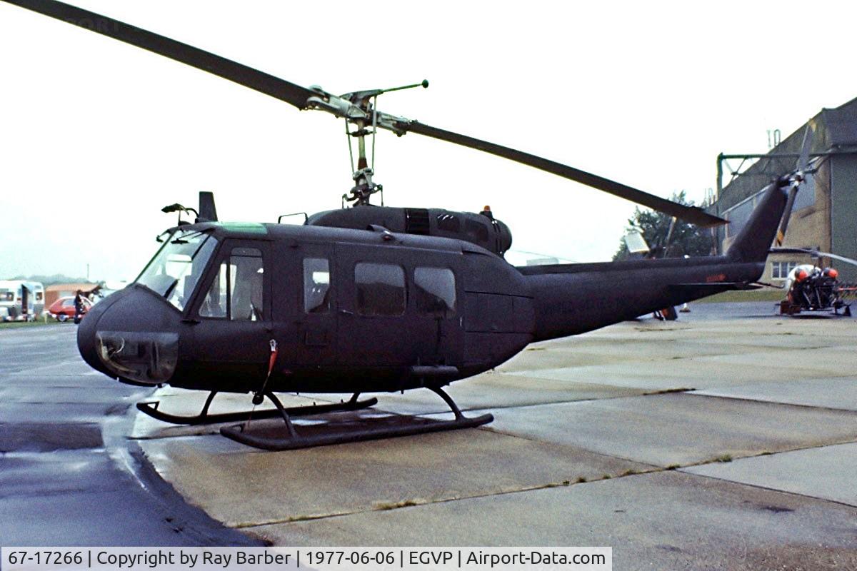 67-17266, 1967 Bell UH-1H Iroquois C/N 9464, Bell UH-1H Iroquois [9464] Middle Wallop~G 06/06/1977