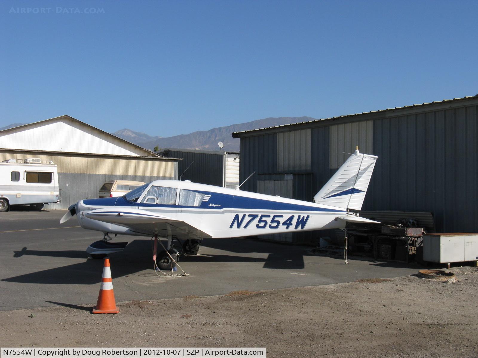 N7554W, 1963 Piper PA-28-180 Cherokee C/N 28-1493, 1963 Piper PA-28-180 CHEROKEE, Lycoming O&VO-360 180 Hp