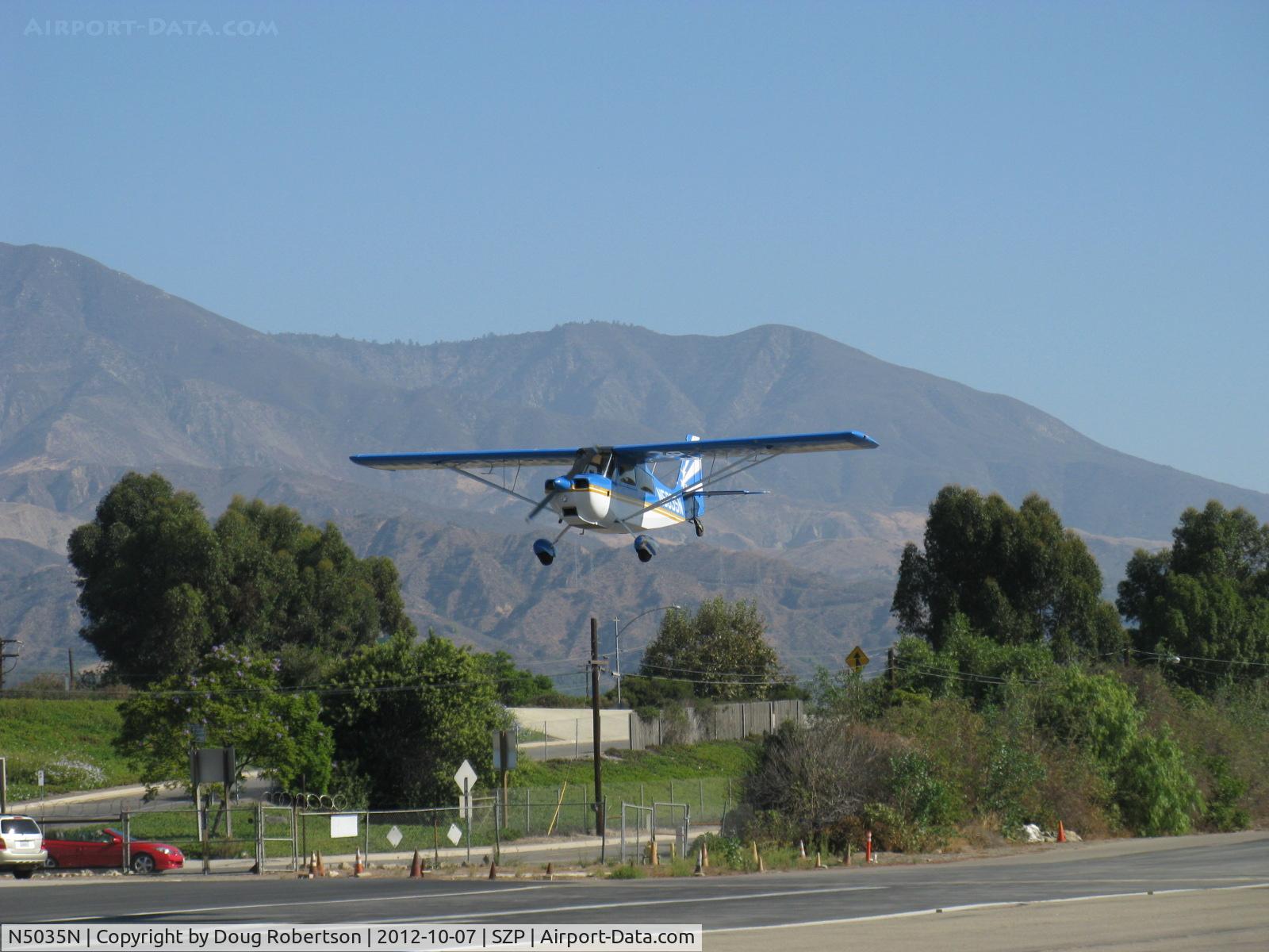 N5035N, 1978 Bellanca 8KCAB Decathlon C/N 470-79, 1978 Bellanca 8KCAB DECATHLON, Lycoming AEIO-320 150 Hp, on final Rwy 22