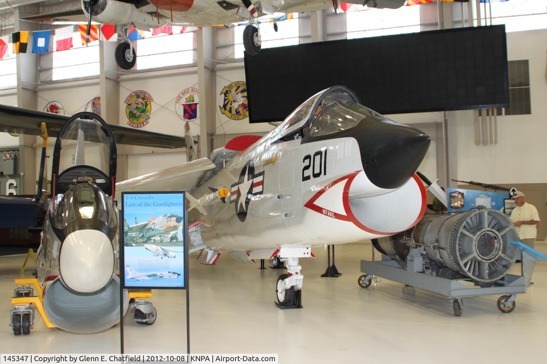 145347, 1957 Vought F-8A Crusader C/N Not found 145347, Naval Aviation Museum