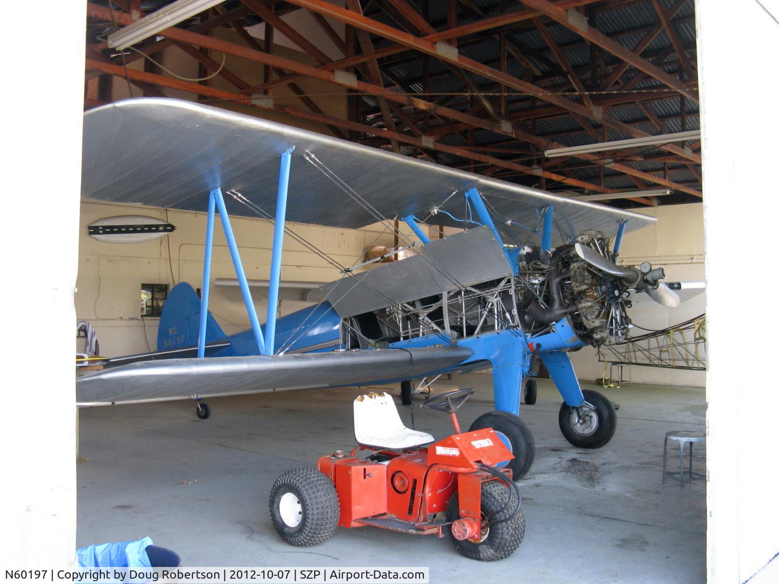 N60197, 1942 Boeing A75 C/N 75-3527, 1942 Boeing Stearman A75, P&W R-985 450 Hp upgrade, Restricted class, Ag and pest control