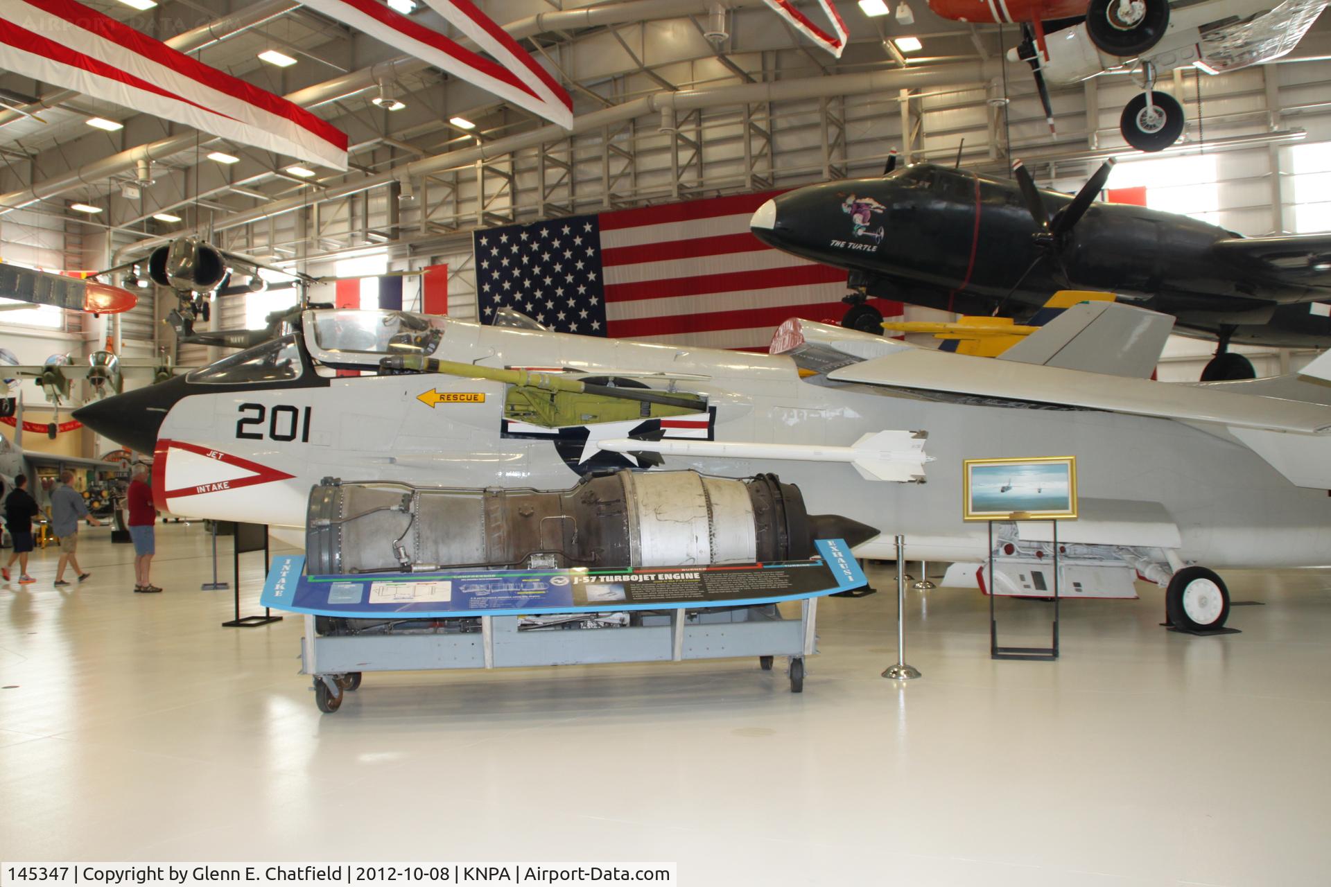 145347, 1957 Vought F-8A Crusader C/N Not found 145347, Naval Aviation Museum