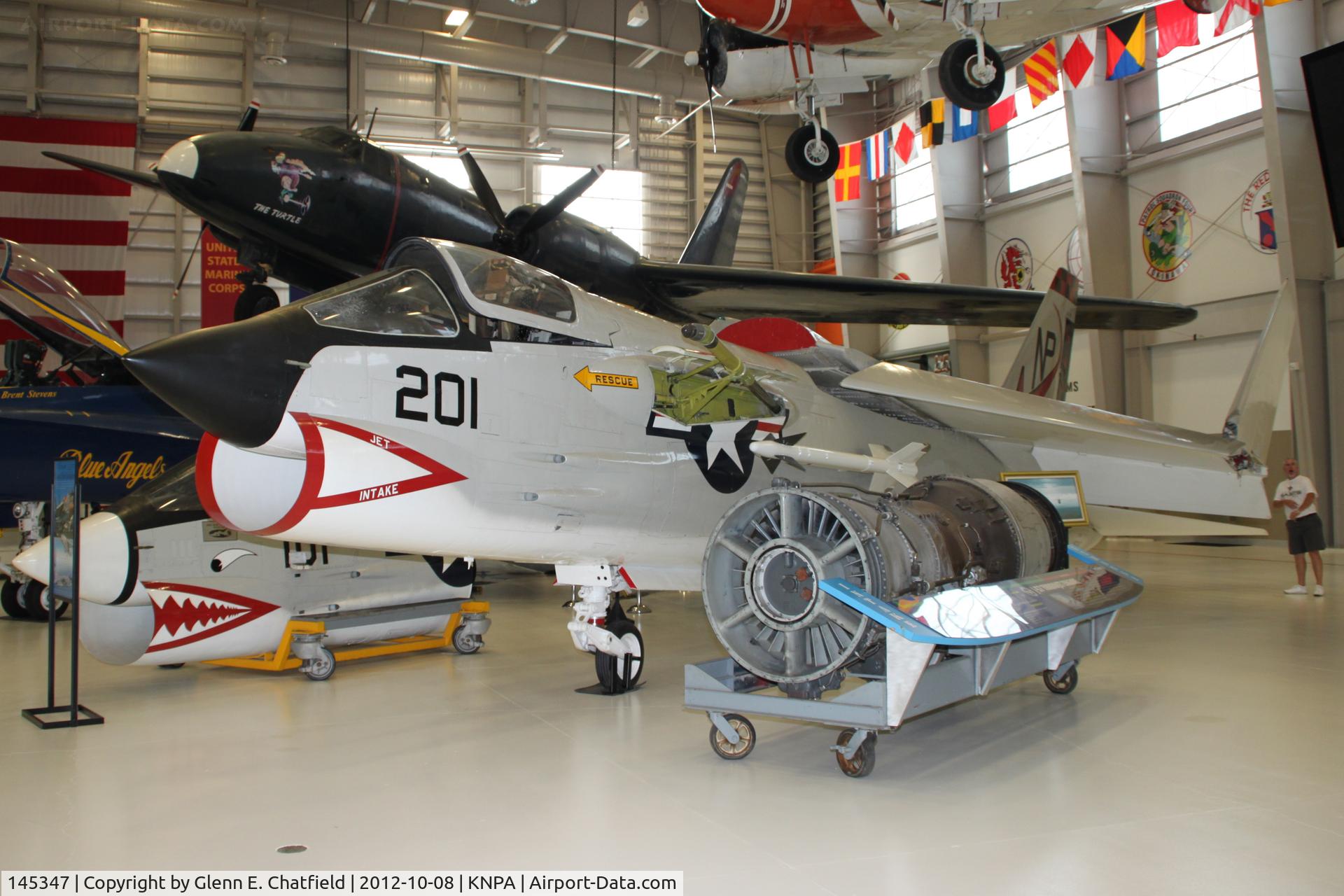 145347, 1957 Vought F-8A Crusader C/N Not found 145347, Naval Aviation Museum