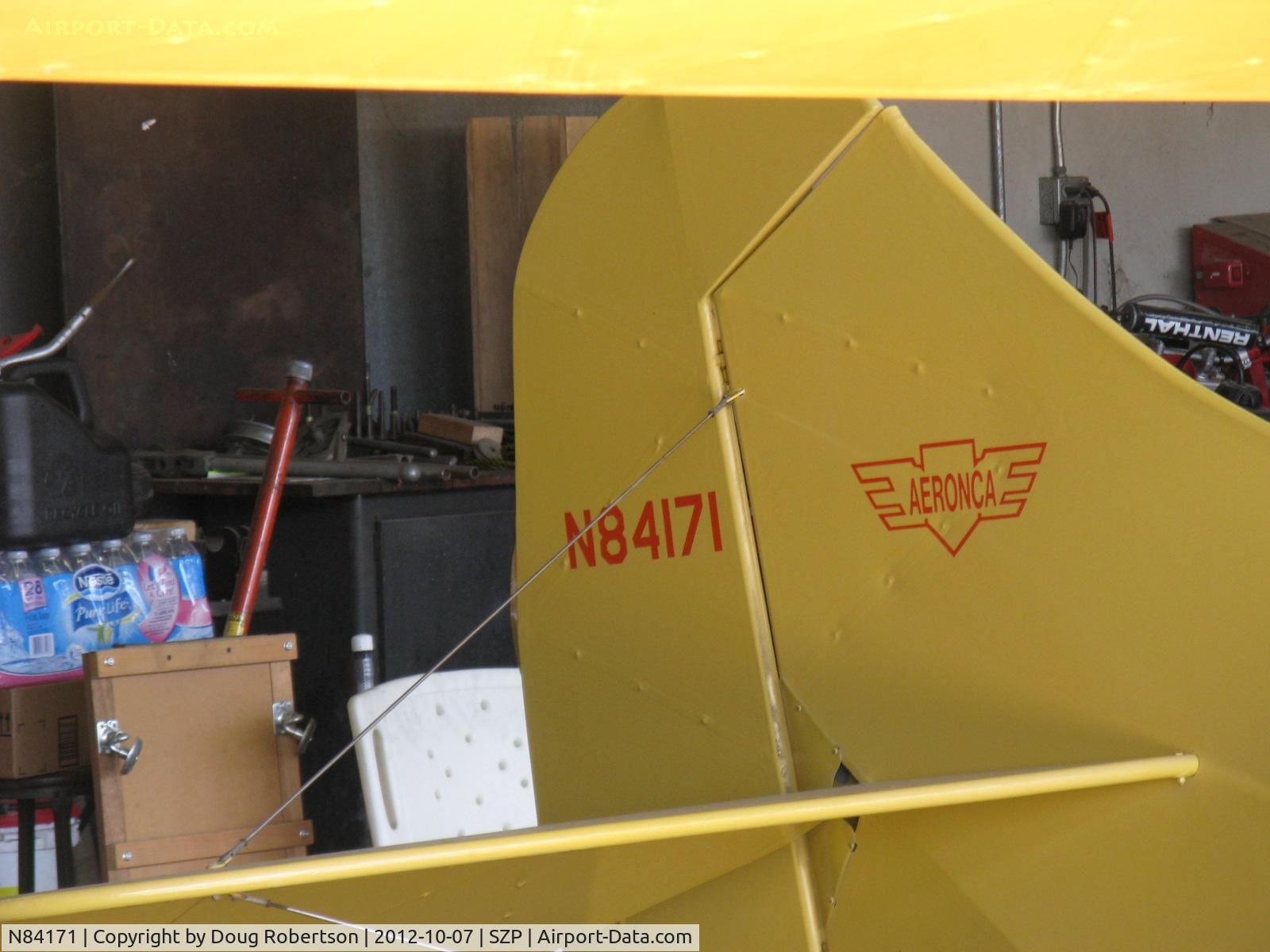 N84171, 1946 Aeronca 7AC Champion C/N 7AC-2859, 1946 Aeronca 7AC CHAMPION, Continental A&C65 65 Hp, logo