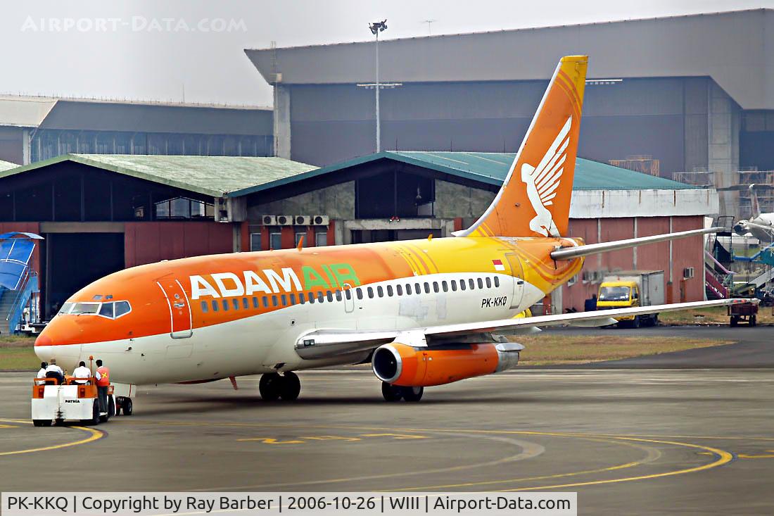 PK-KKQ, 1981 Boeing 737-2T5 C/N 22396, Boeing 737-2T5 [22396] (Adam Air) Jakarta - Soekarno Hatta International~PK 26/10/2006