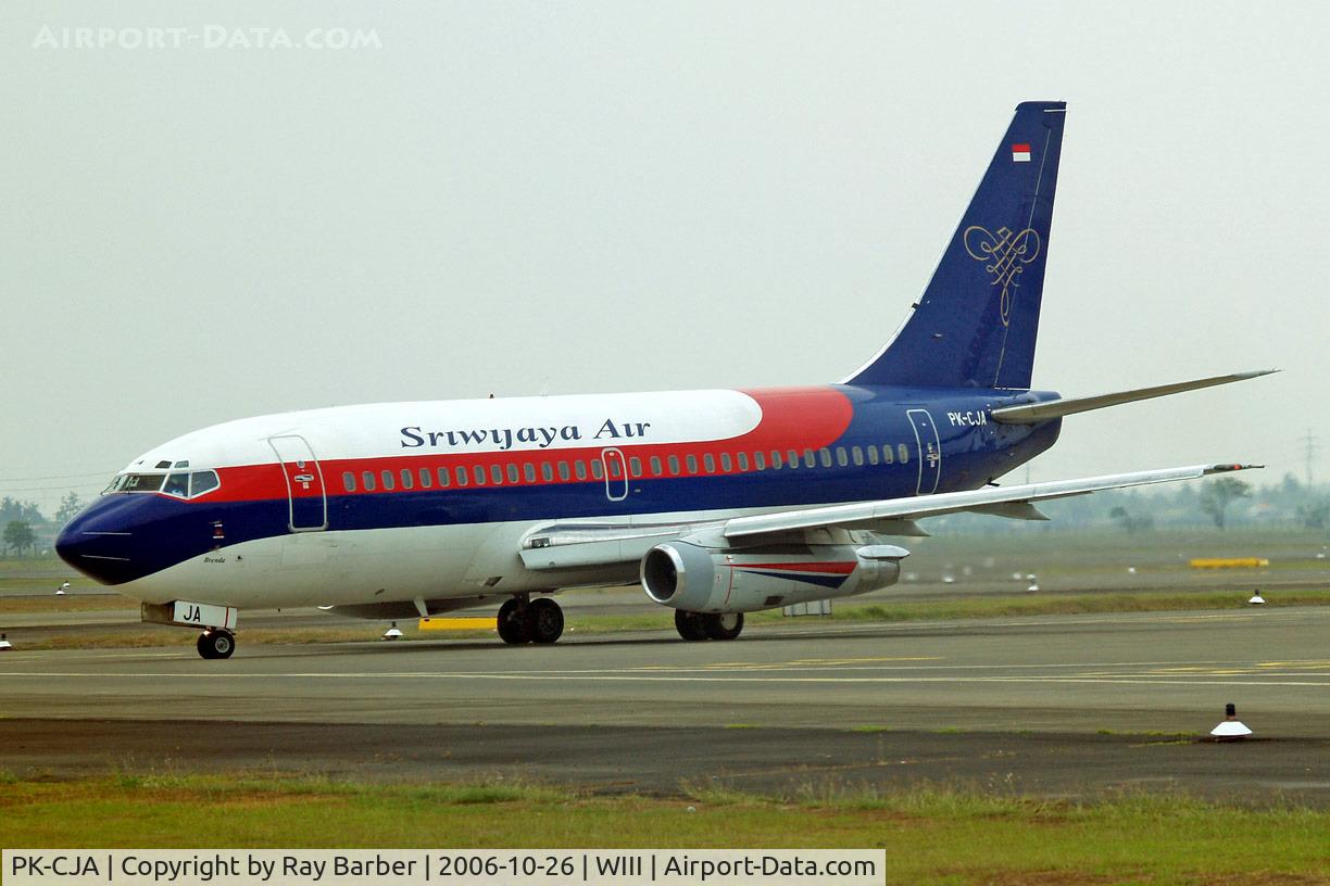 PK-CJA, 1980 Boeing 737-284 C/N 22301, Boeing 737-284 [22301] (Sriwijaya Air) Jakarta-Soekarno Hatta Int~PK 26/10/2006
