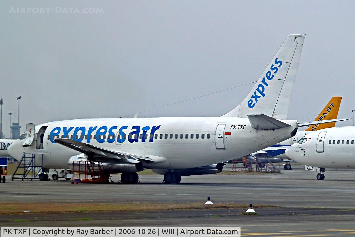 PK-TXF, 1976 Boeing 737-284 C/N 21302, Boeing 737-284 [21302] (Express Air) Jakarta - Soekarno Hatta International~PK 26/10/2006