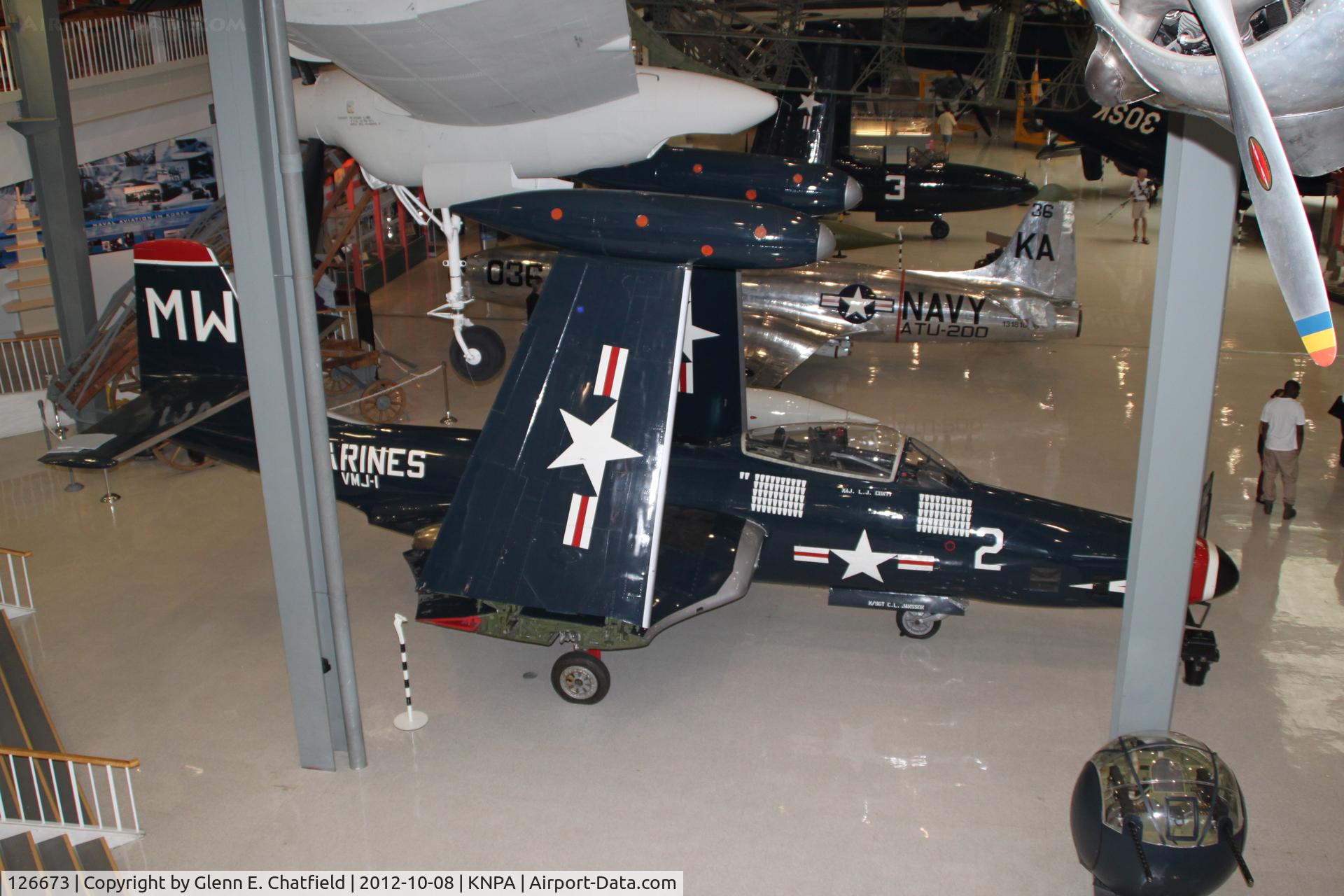 126673, McDonnell F2H-2P Banshee C/N Not found 126673, Naval Aviation Museum