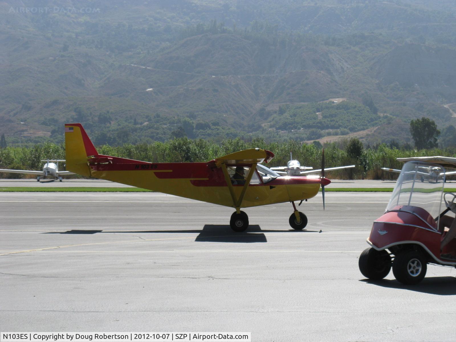 N103ES, 2005 Zenair CH-701SP C/N 7-9728, 2005 Vaillancourt Zenair STOL CH-701-SP, Rotax 912 100 Hp, taxi