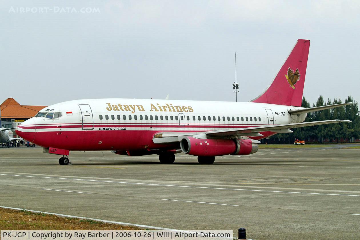 PK-JGP, 1980 Boeing 737-204 C/N 22364, Boeing 737-204 [22364] (Jatayu Air) Jakarta-Soekarno Hatta Int~PK 26/10/2006
