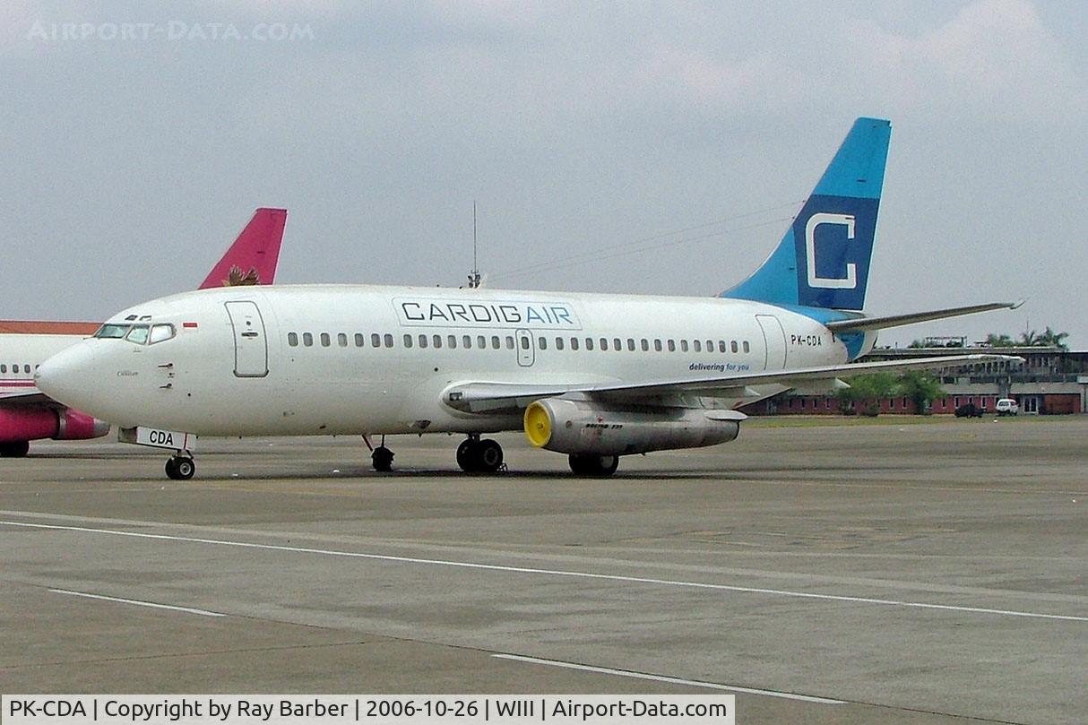 PK-CDA, 1970 Boeing 737-230C C/N 20255, Boeing 737-230QC [20255] (Cardig Air Cargo) Jakarta-Soekarno Hatta Int~PK 26/10/2006