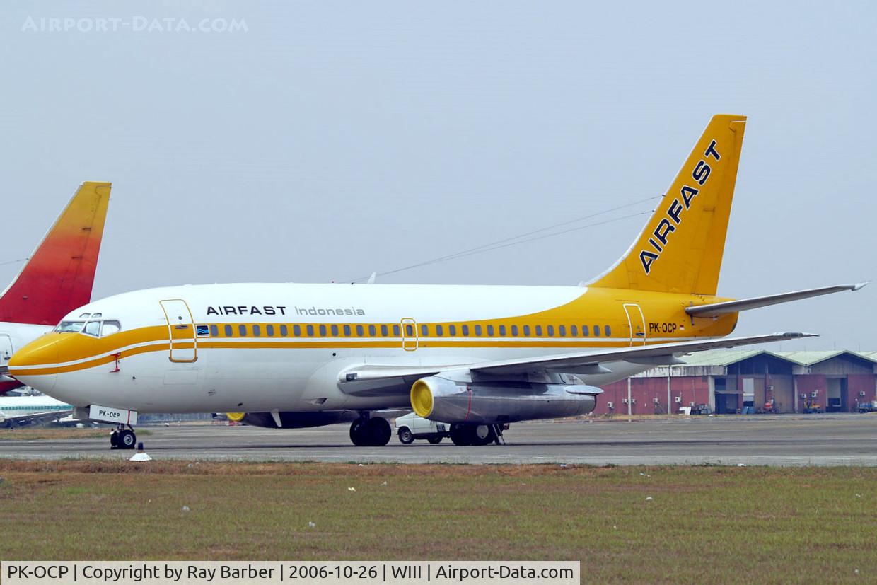 PK-OCP, 1987 Boeing 737-27A C/N 23794, Boeing 737-27A [23794] (Airfast Indonesia) Jakarta-Soekarno Hatta Int~PK 26/10/2006