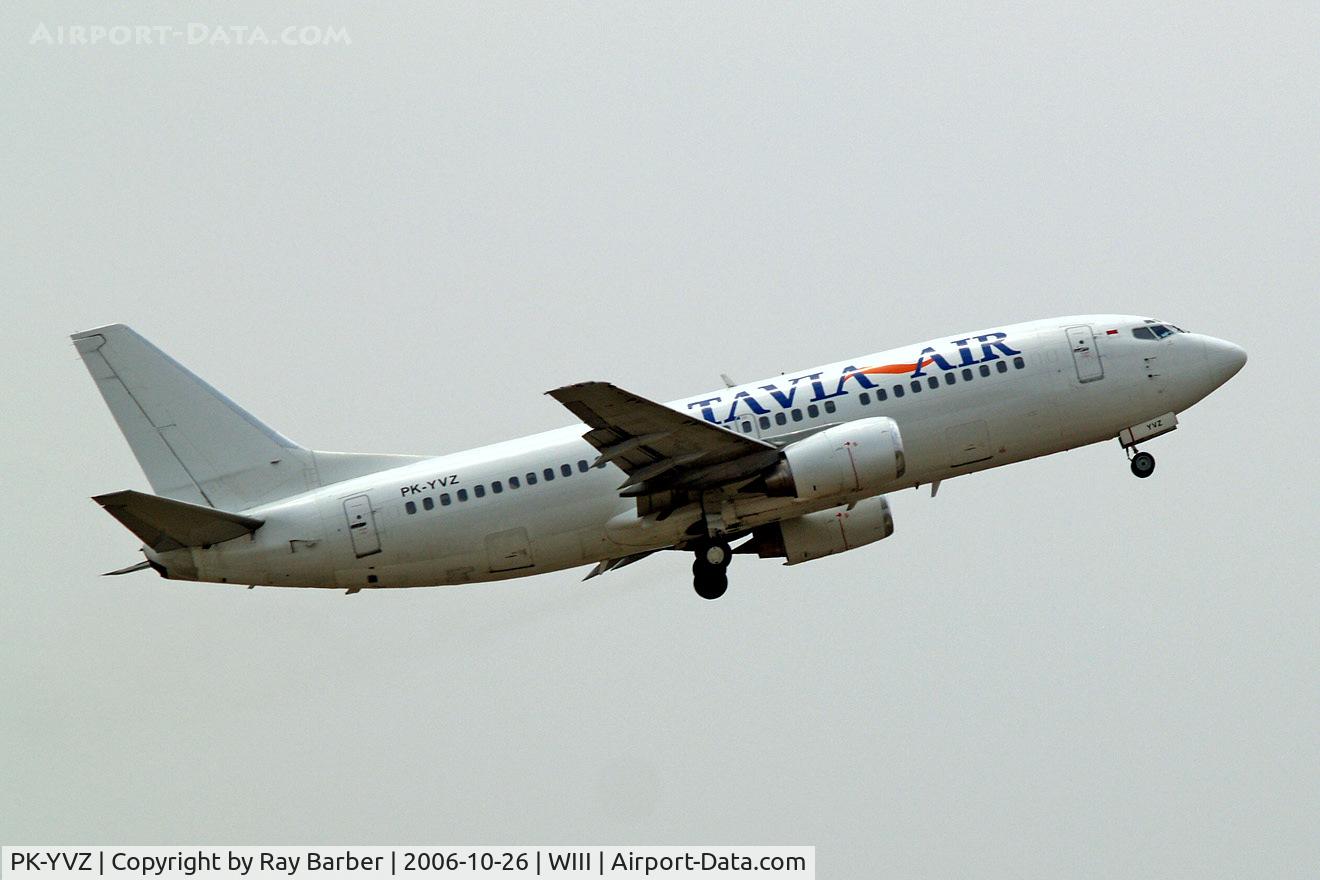 PK-YVZ, 1986 Boeing 737-3B7 C/N 23317, Boeing 737-3B7 [23317] (Batavia Air) Jakarta-Soekarno Hatta Int~PK 26/10/2006