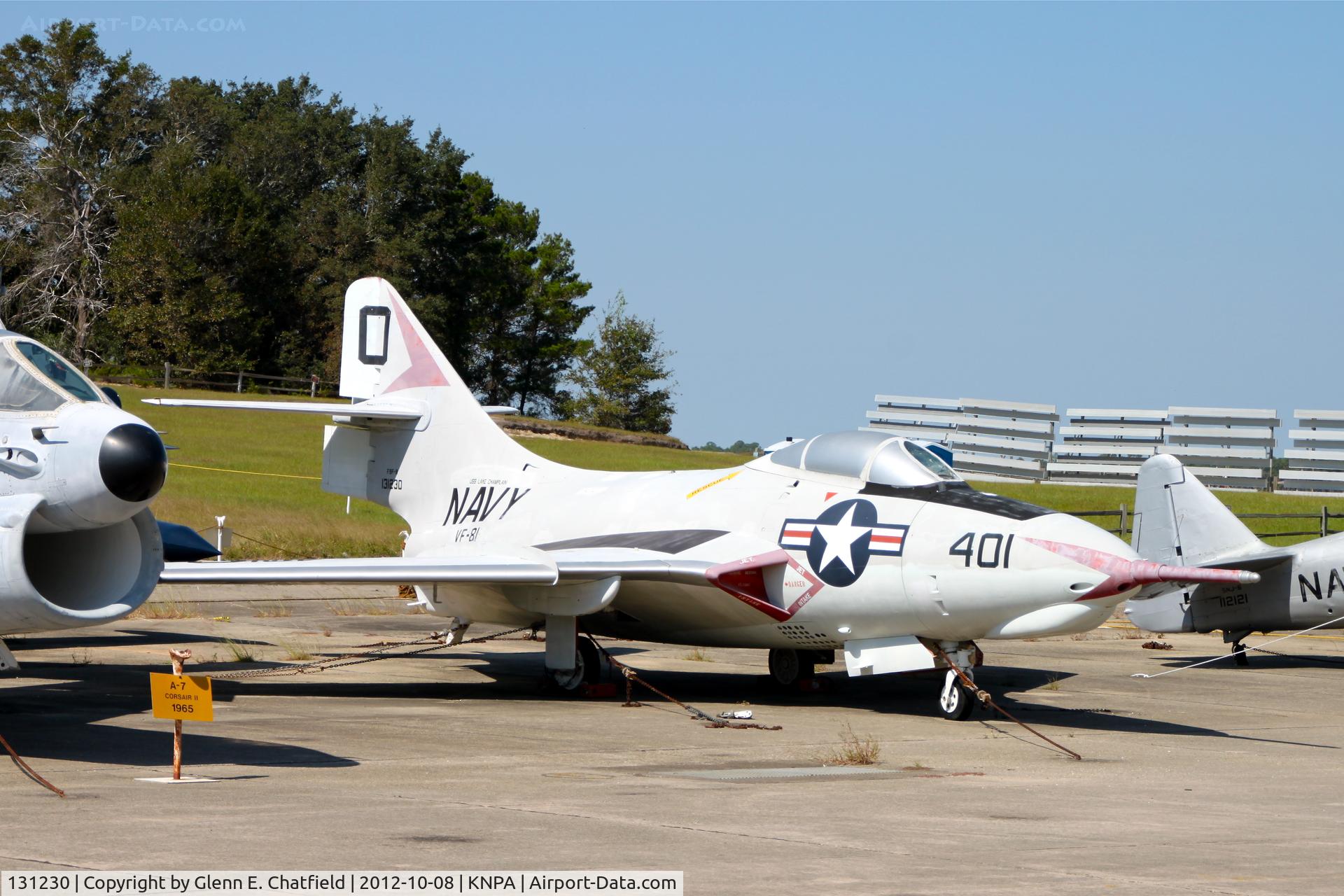 131230, 1954 Grumman F9F-8 Cougar C/N 168C, Naval Aviation Museum