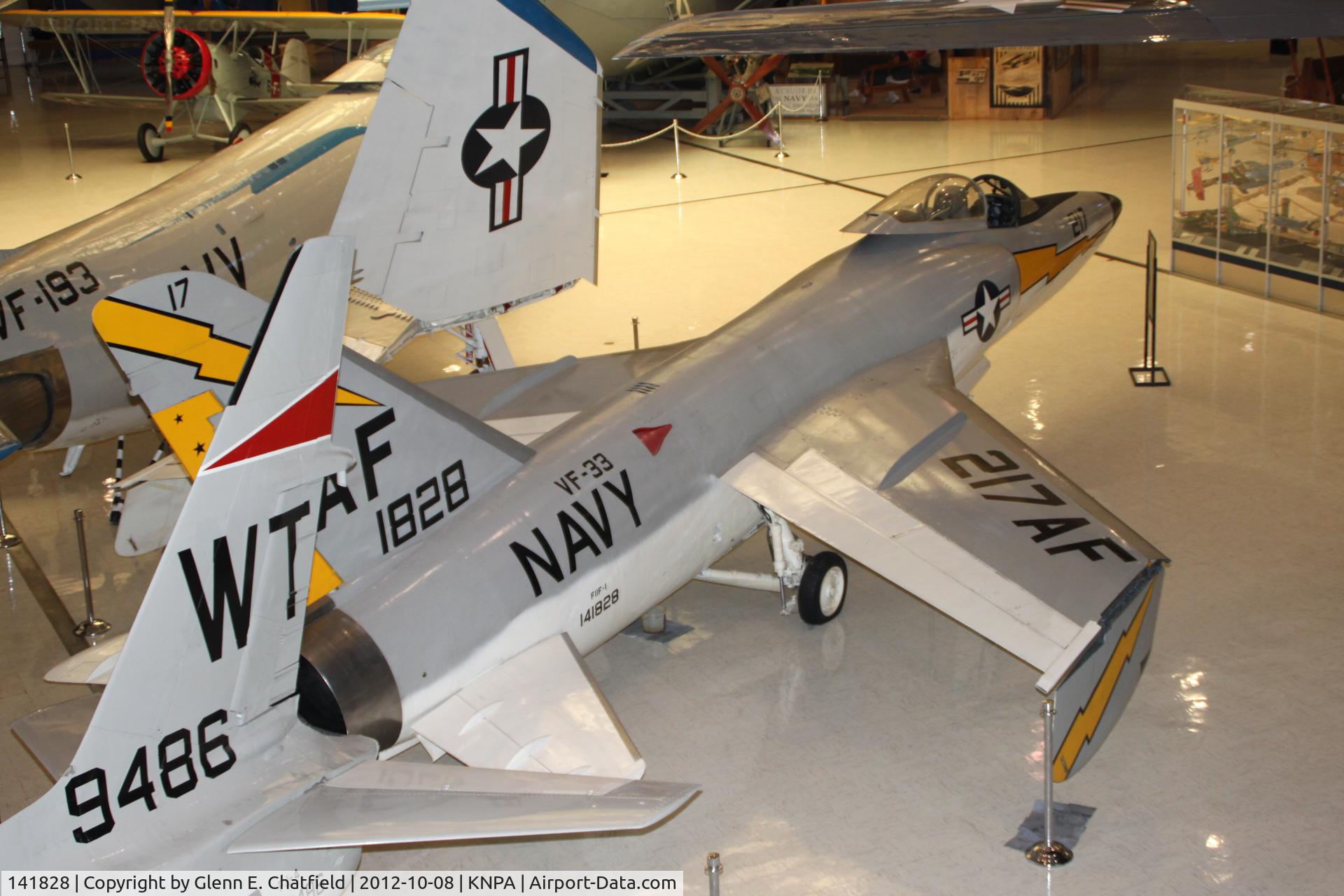 141828, Grumman F11F-1 Tiger C/N 145, Naval Aviation Museum