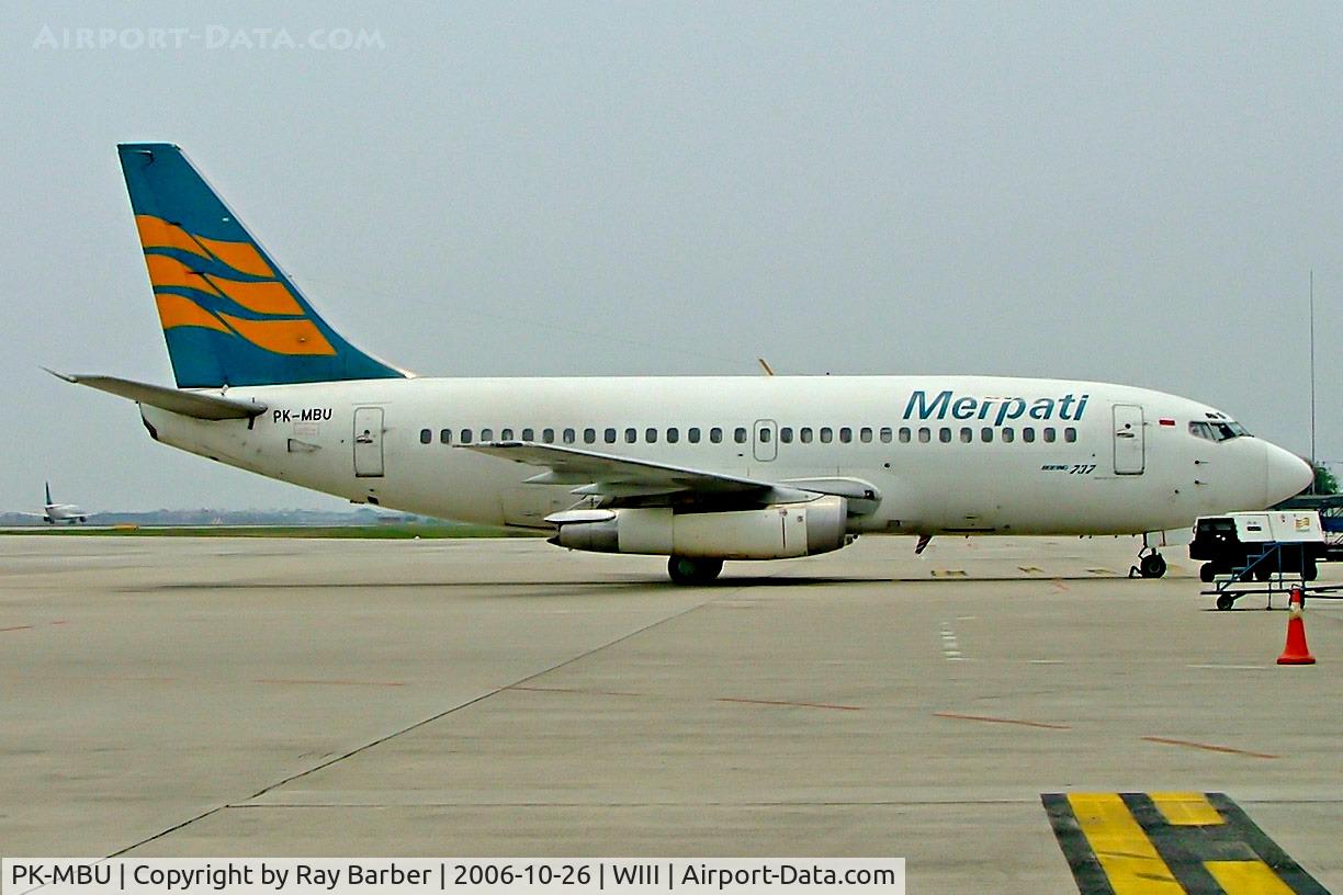 PK-MBU, 1981 Boeing 737-217 C/N 22259, Boeing 737-217 [22259] (Merpati Nusantara) Jakarta-Soekarno Hatta Int~PK 26/10/2006