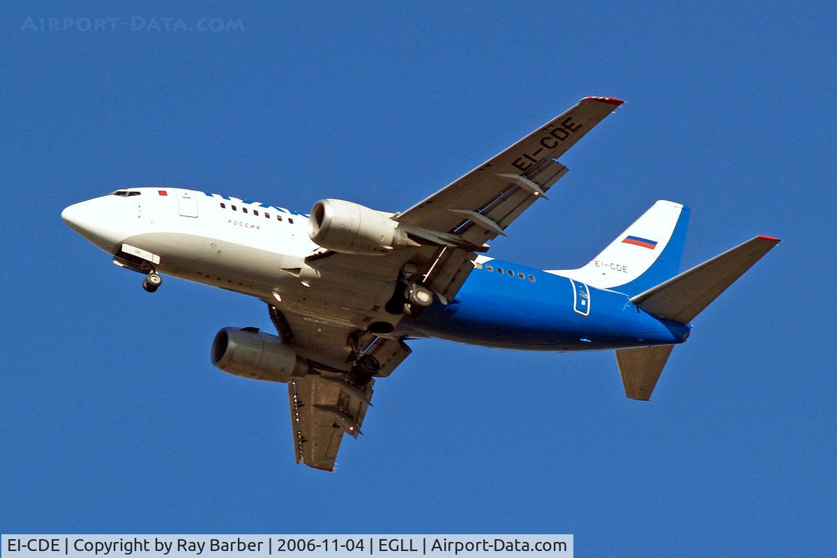EI-CDE, 1991 Boeing 737-548 C/N 25115, Boeing 737-548 [25115] (Pulkovo Aviation Enterprise) Home~G 04/11/2006