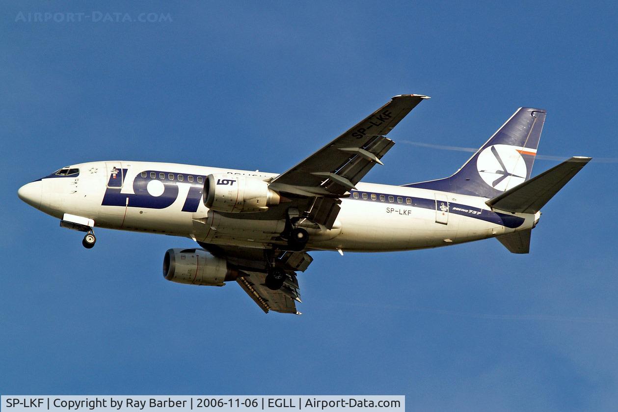 SP-LKF, 1994 Boeing 737-55D C/N 27368/2603, Boeing 737-55D [27368] (LOT Polish Airlines) Home~G 06/11/2006