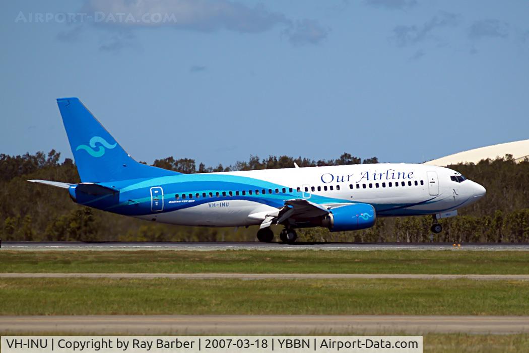VH-INU, 1987 Boeing 737-3Y0 C/N 23684, Boeing 737-3Y0 [23684] (Our Airline) Brisbane-International~VH 18/03/2007