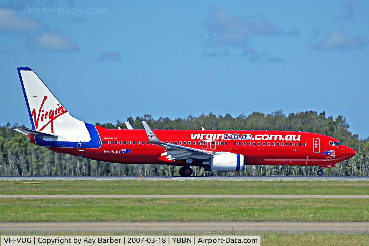 VH-VUG, 2006 Boeing 737-8FE C/N 34438, Boeing 737-8FE [34438] (Virgin Blue) Brisbane-International~VH 18/03/2007