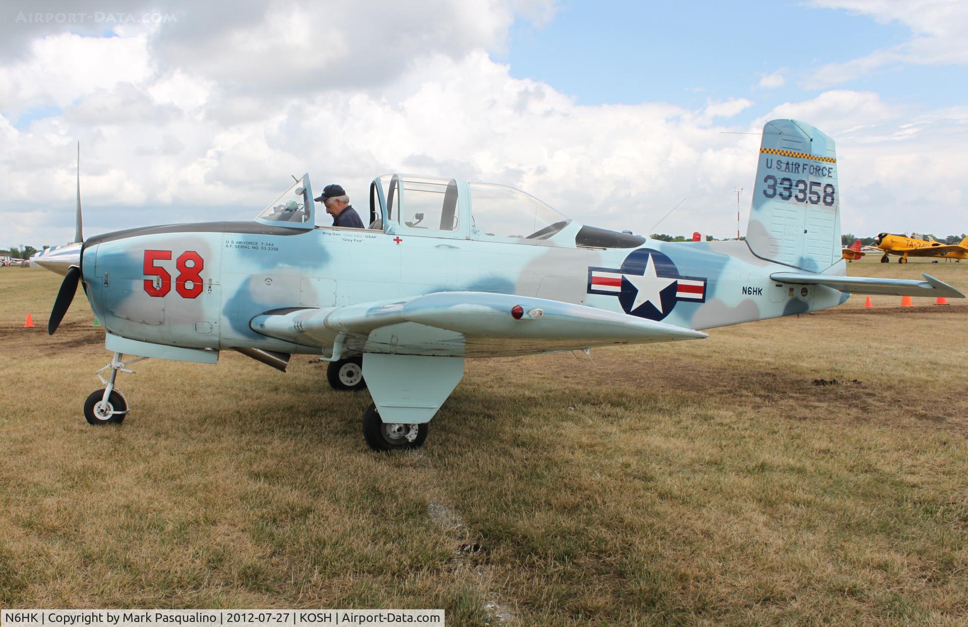 N6HK, Beech T-34A (A45) Mentor C/N G-119, Beech T-34A