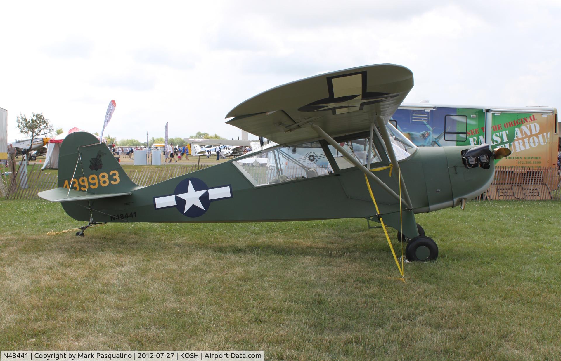 N48441, 1943 Aeronca 0-58B Grasshopper C/N 058B-9983, Aeronca O-58B