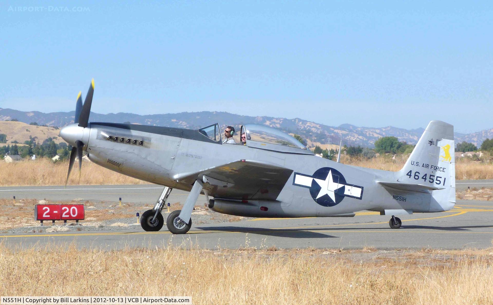 N551H, 1944 North American F-51-H-5-NA C/N 44-64314, In for Mustang Day.