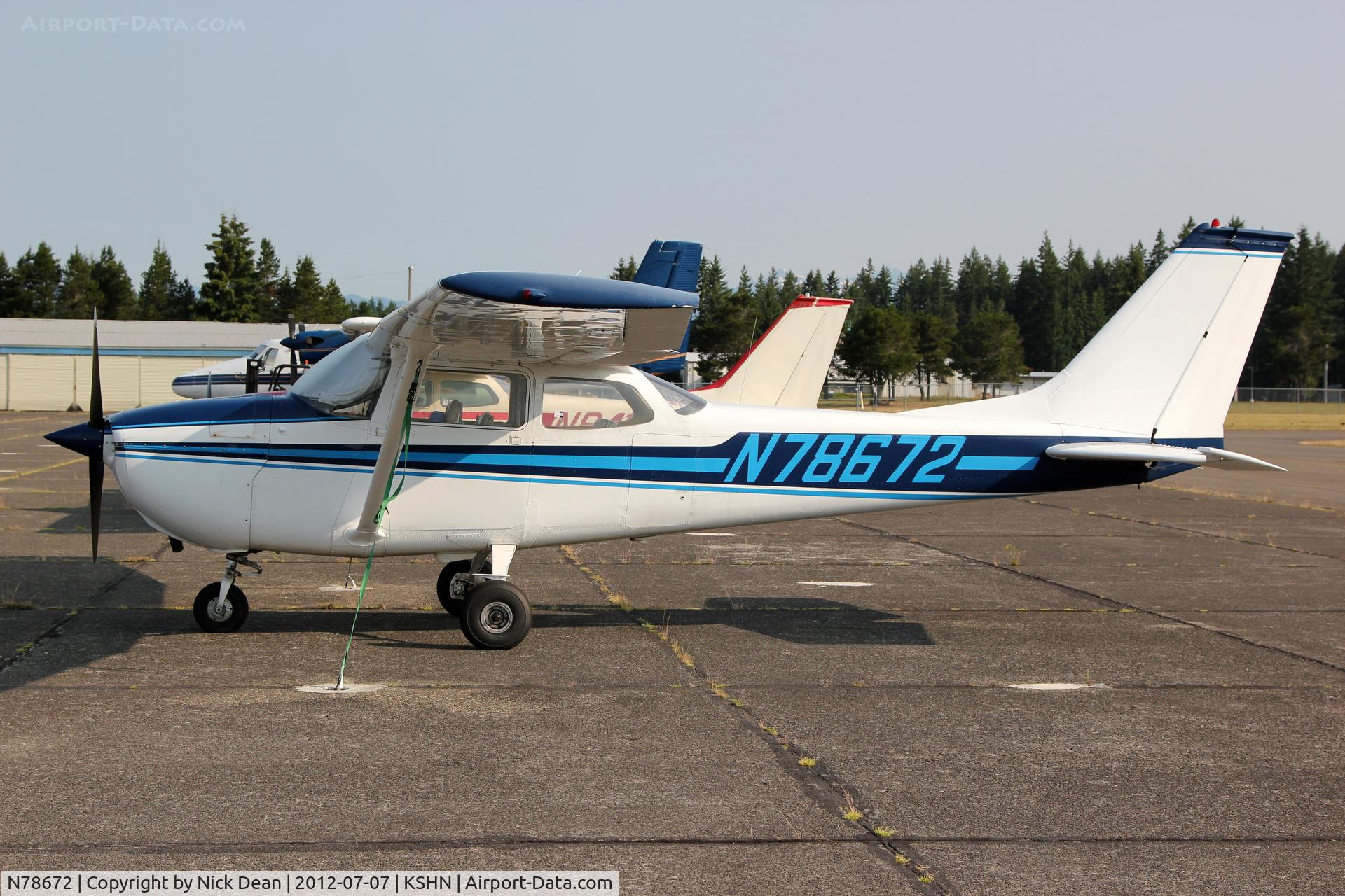 N78672, 1968 Cessna 172K Skyhawk C/N 17257713, KSHN/SHN