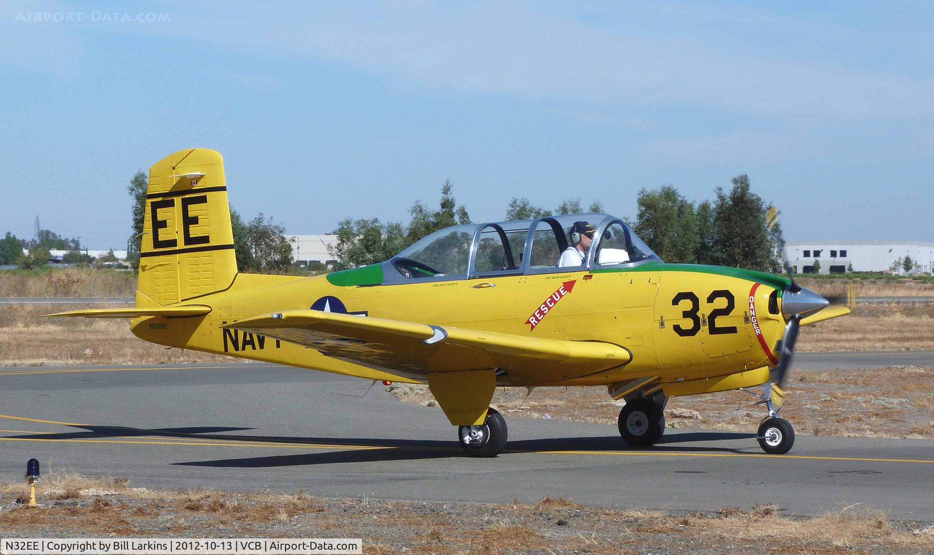 N32EE, 1953 Beech (CCF) T-34A (A45) Mentor C/N CCF34-61, Visitor in for Mustang Day.