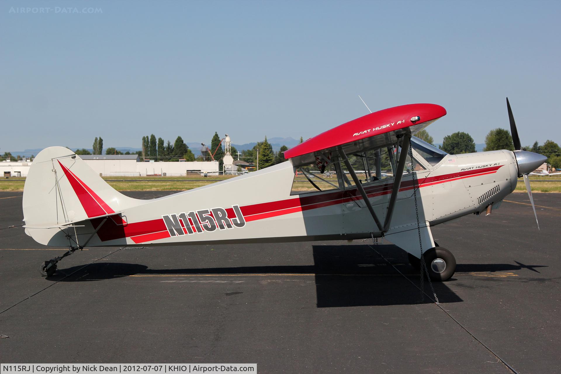 N115RJ, 1996 Aviat A-1 Husky C/N 1314, KHIO/HIO