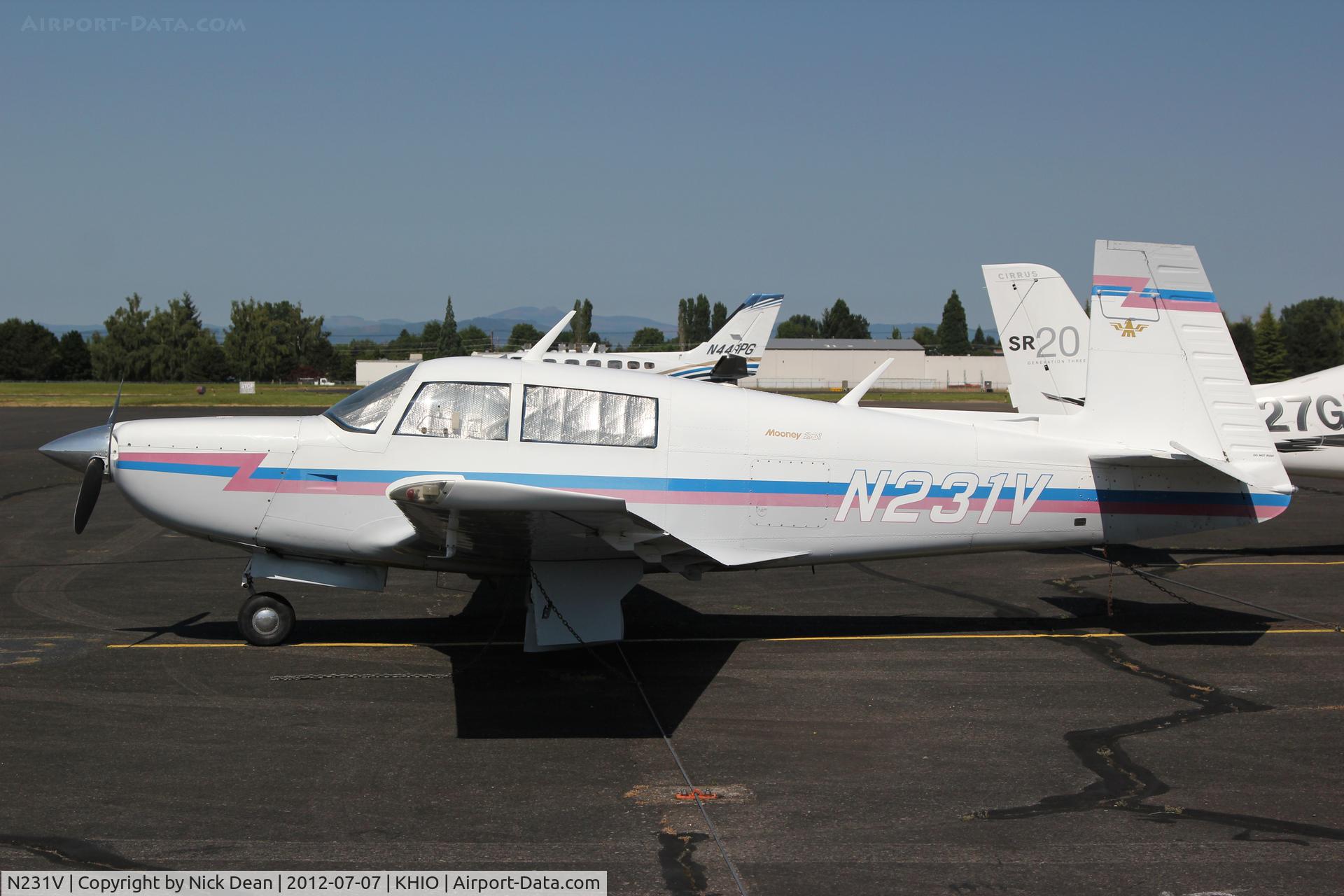 N231V, 1979 Mooney M20K C/N 25-0224, KHIO/HIO