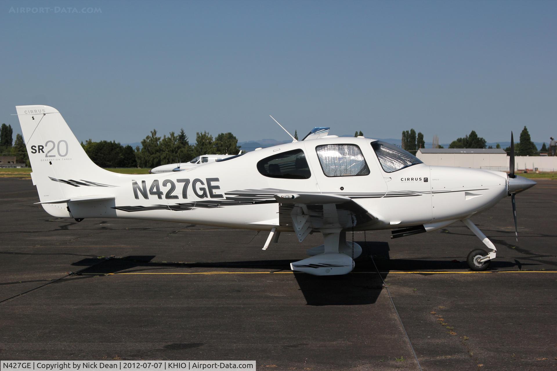 N427GE, 2008 Cirrus SR20 C/N 1984, KHIO/HIO