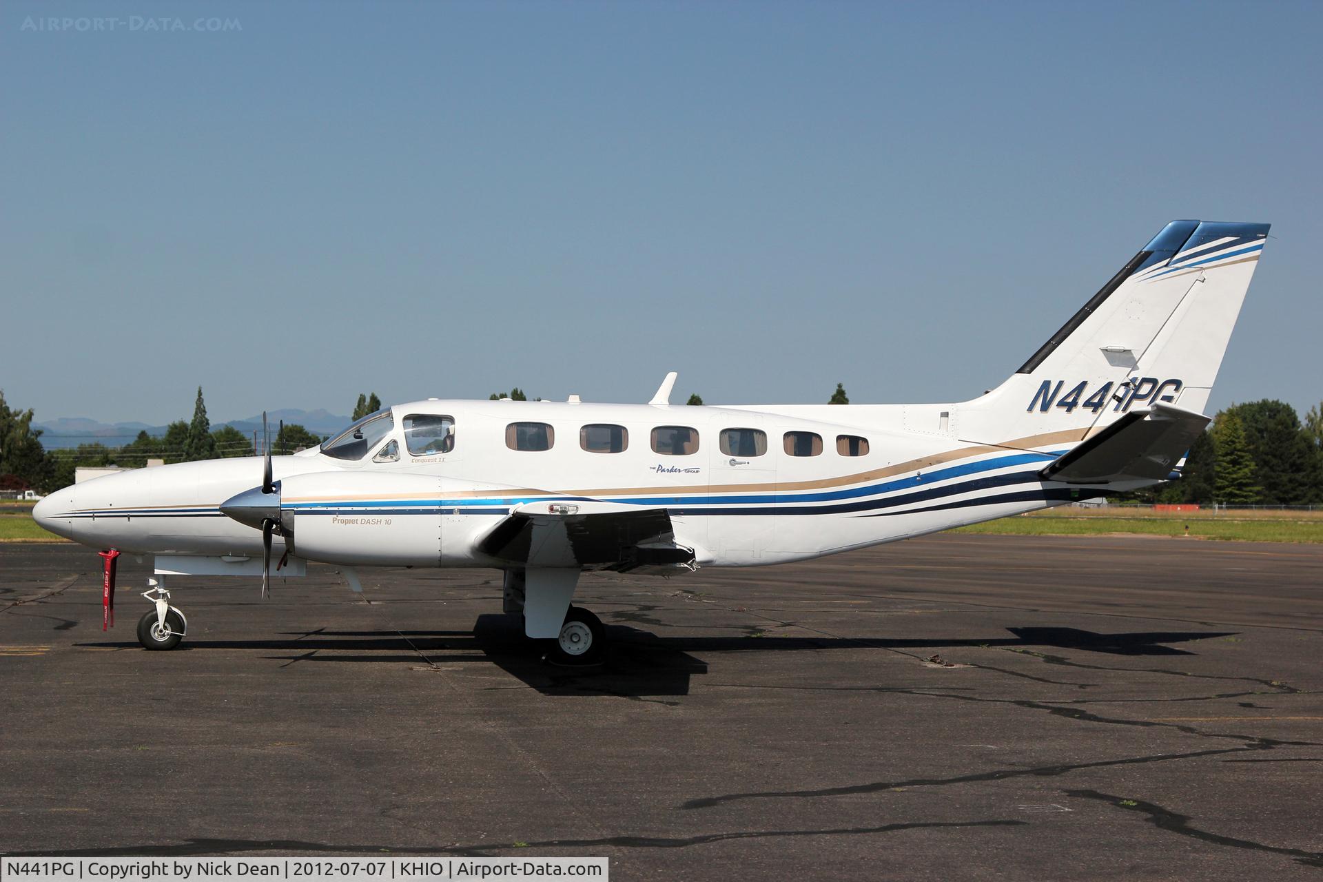 N441PG, 1981 Cessna 441 Conquest II C/N 441-0245, KHIO/HIO