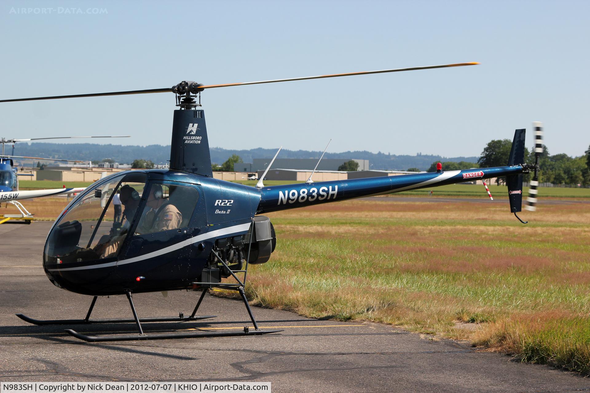 N983SH, 2006 Robinson R22 BETA C/N 4079, KHIO/HIO