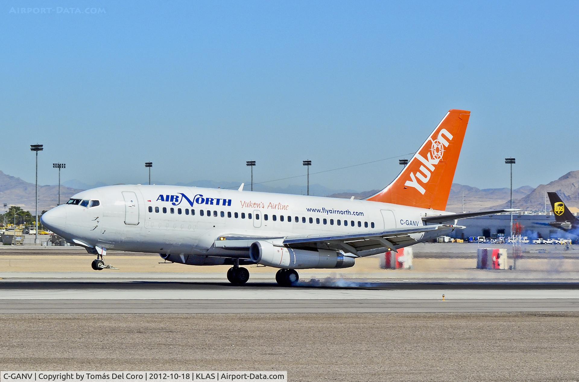 C-GANV, 1984 Boeing 737-2X6C C/N 23122, C-GANV Air North Yukon's Airline 1984 Boeing 737-2X6C/Adv (cn 23122/1036)

- Las Vegas - McCarran International (LAS / KLAS)
USA - Nevada, October 18, 2012
Photo: Tomás Del Coro
