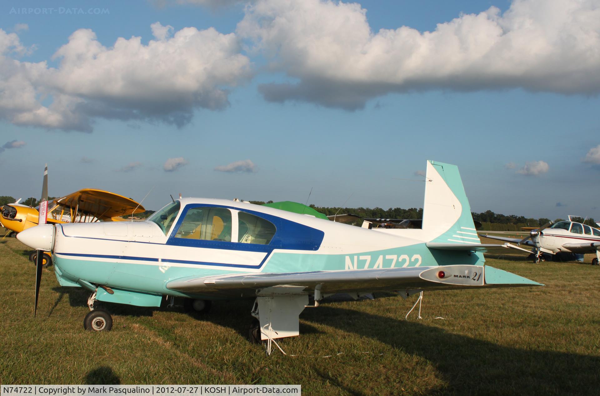 N74722, 1961 Mooney M20B Mark 21 C/N 1722, Mooney M20B