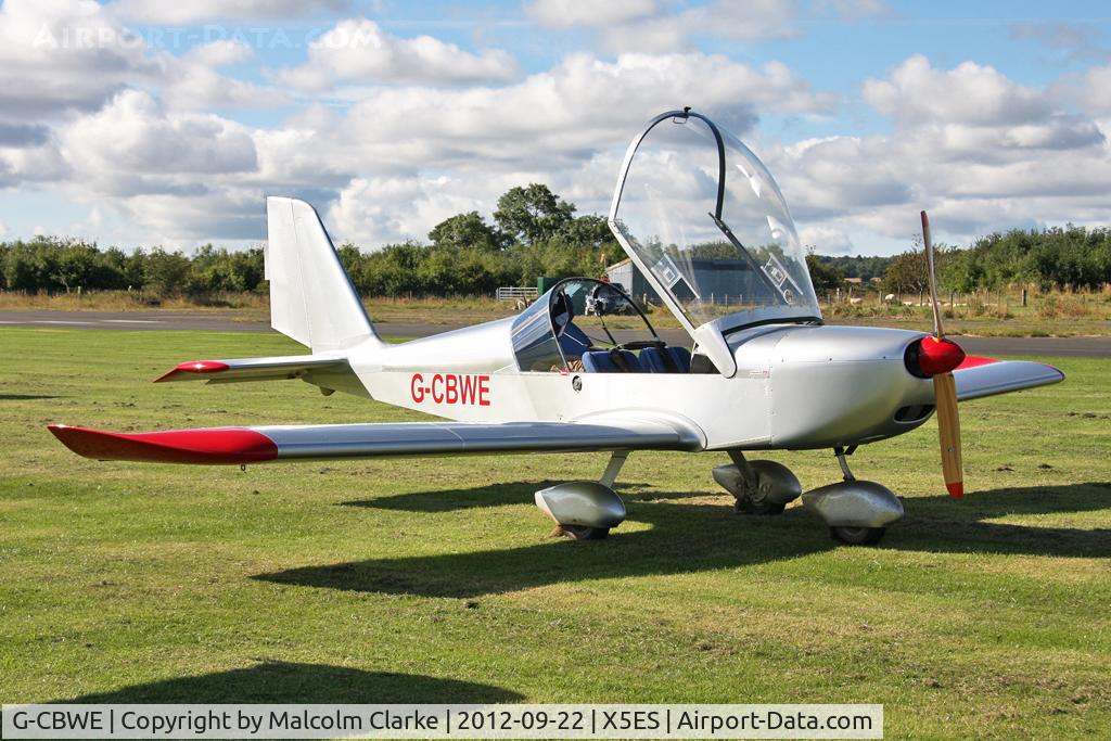 G-CBWE, 2002 Aerotechnik EV-97 Eurostar C/N PFA 315-13958, Aerotechnik EV-97 Eurostar, Great North Fly-In, Eshott Airfield UK, September 2012.