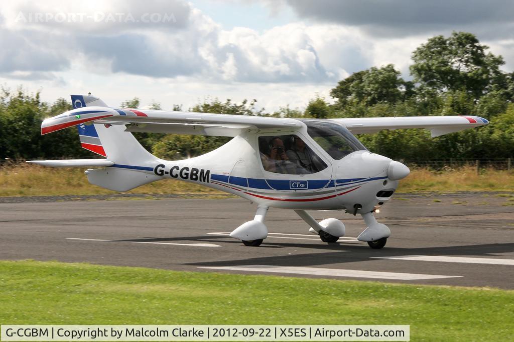 G-CGBM, 2009 Flight Design CTSW C/N 8484, Flight Design CTSW, Great North Fly-In, Eshott Airfield UK, September 2012.