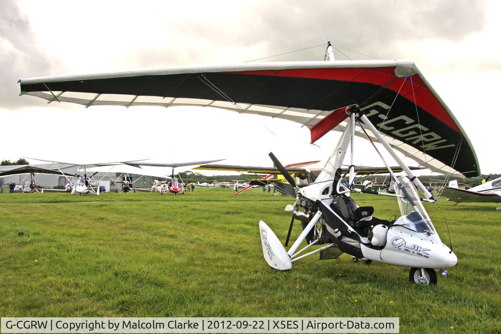 G-CGRW, 2010 P&M Aviation Pegasus Quik C/N 8549, P & M Aviation Pegasus Quik, Great North Fly-In, Eshott Airfield UK, September 2012.