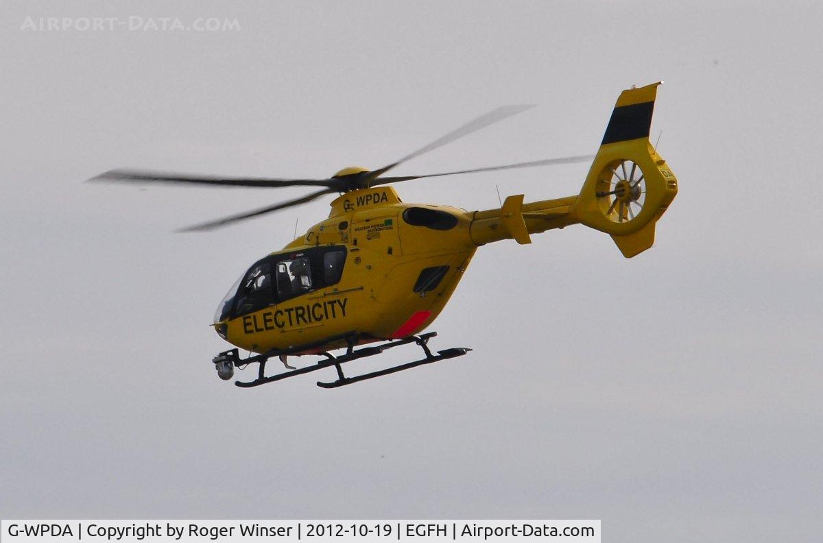 G-WPDA, 1999 Eurocopter EC-135P-1 C/N 0109, Visiting helicopter operated by Western Power Distribution Helicopter Unit. Previously registered D-HIPT.