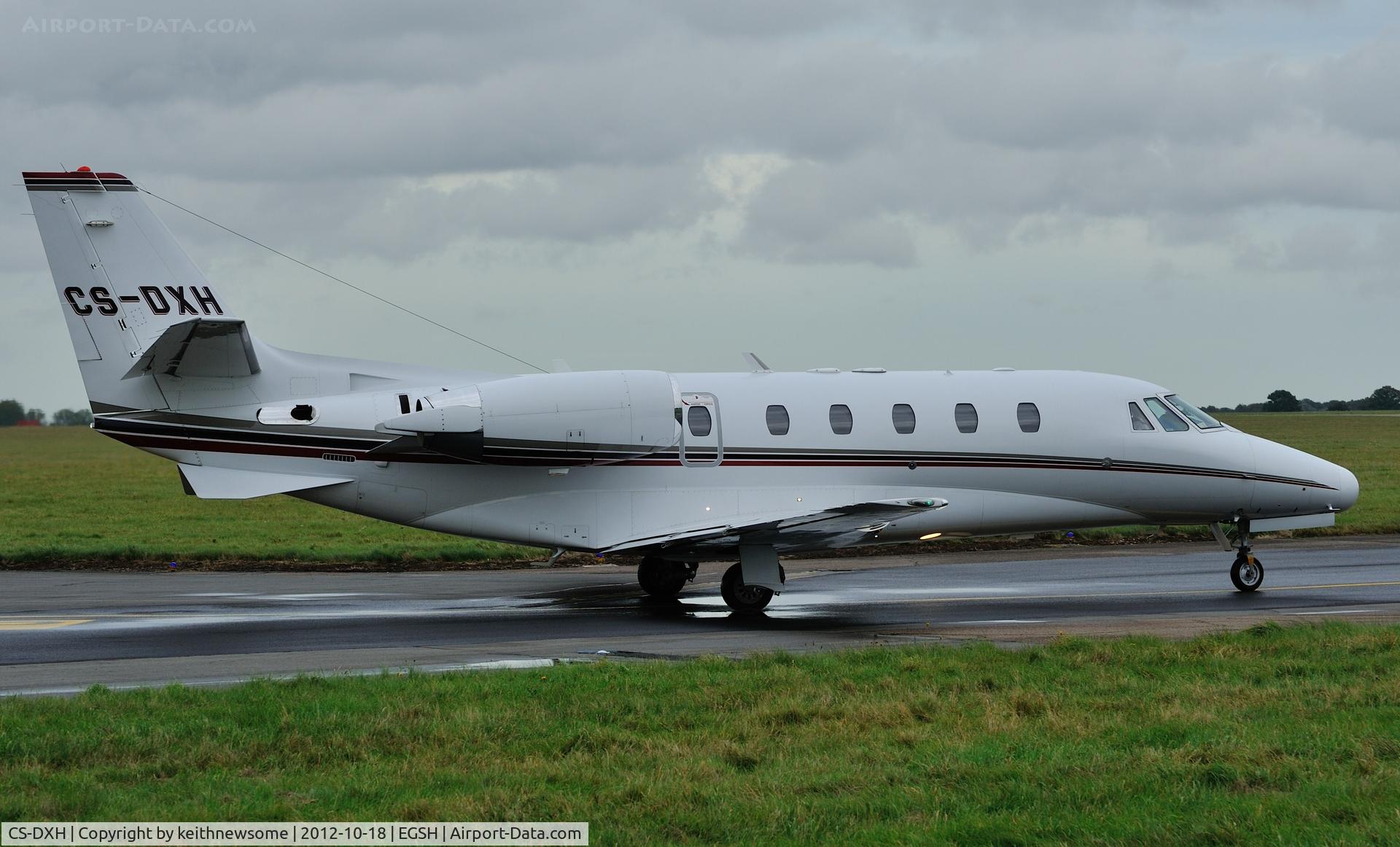 CS-DXH, 2006 Cessna Citation XLS C/N 560-5615, Leaving following a very short visit.