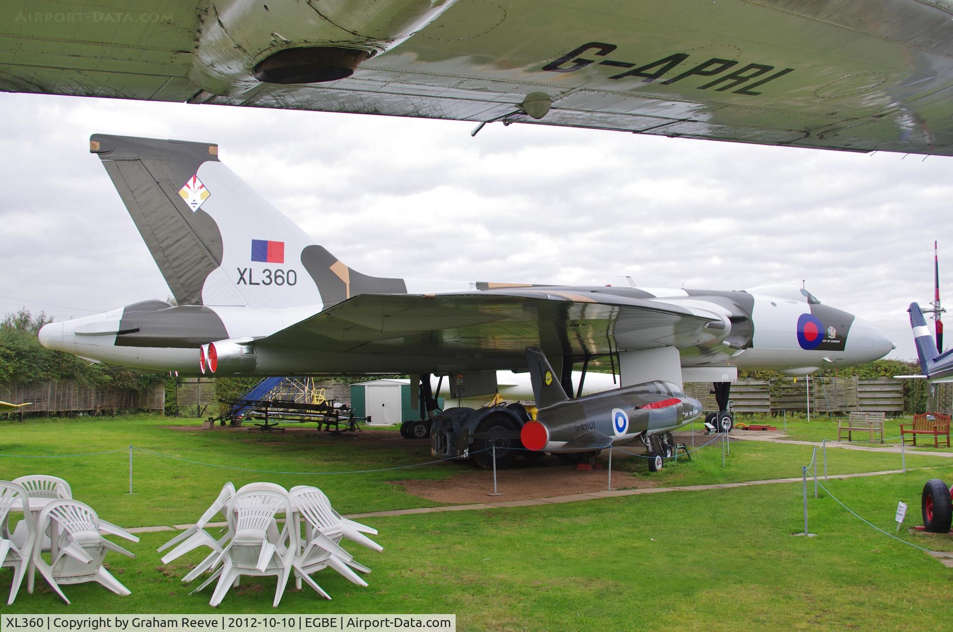 XL360, 1962 Avro Vulcan B.2A C/N Set 32, Preserved at the Midland Air Museum.