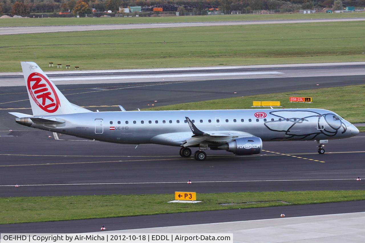 OE-IHD, 2010 Embraer E190 (ERJ-190-100) C/N 19000354, Niki, Embraer ERJ-190LR, CN: 19000354, Name: Calypso