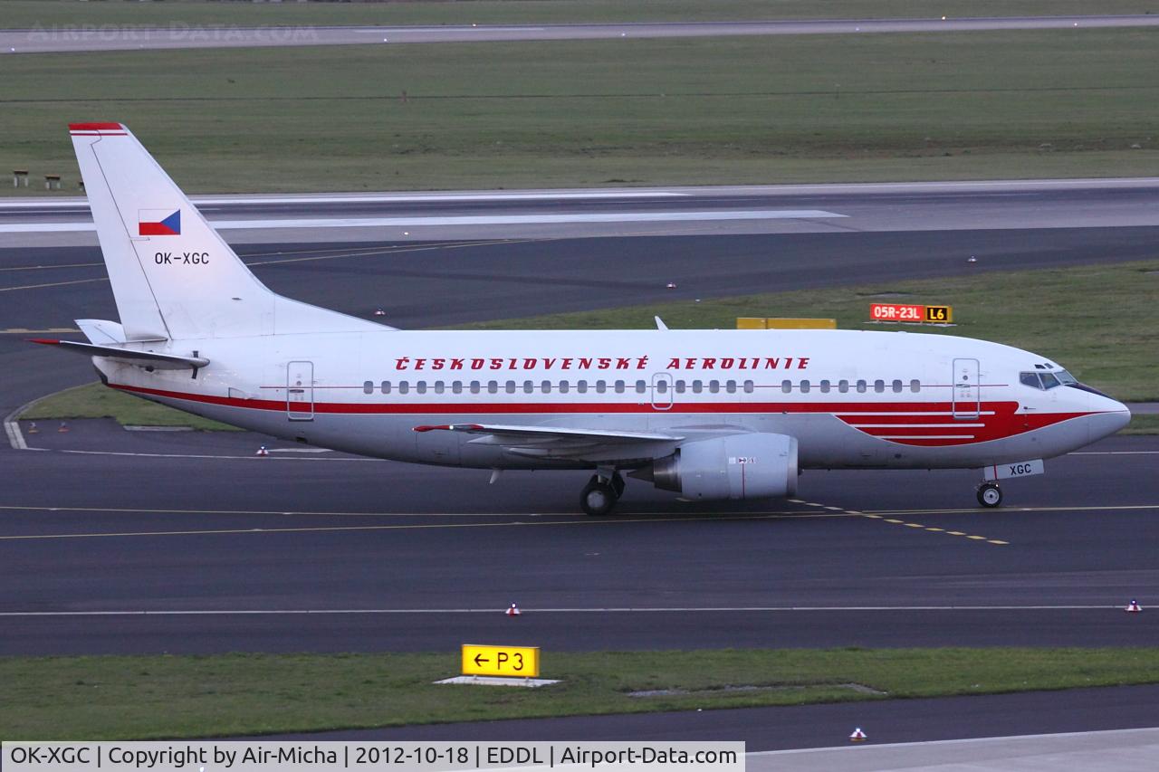 OK-XGC, 1992 Boeing 737-55S C/N 26541, CSA Czech Airlines, Boeing 737-55S, CN: 26541/2319, Name: Ceske Budejovice